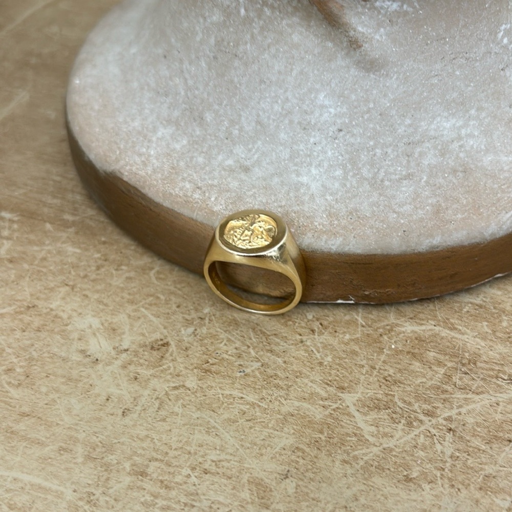 St. Michael signet ring from M jewelry
